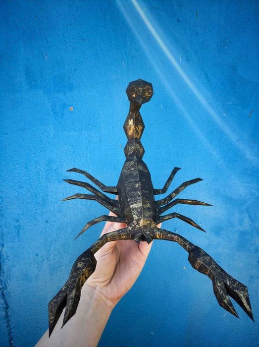Электронная развертка Скорпиона в формате pdf Papercraft