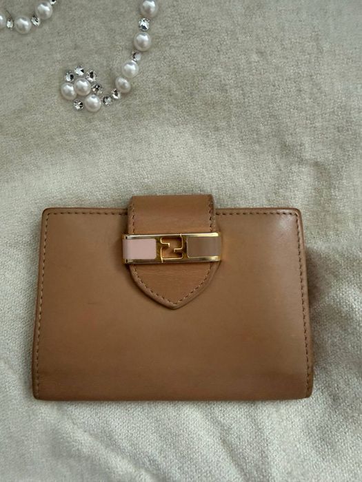 Кошелёк Fendi, оригинал, кожа