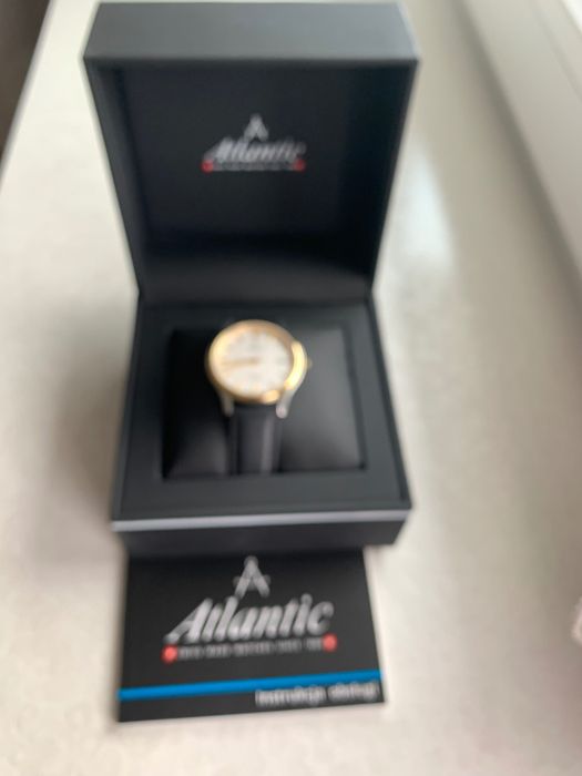 Markowy, atrakcyjny zegarek męski Atlantic - idealny na prezent