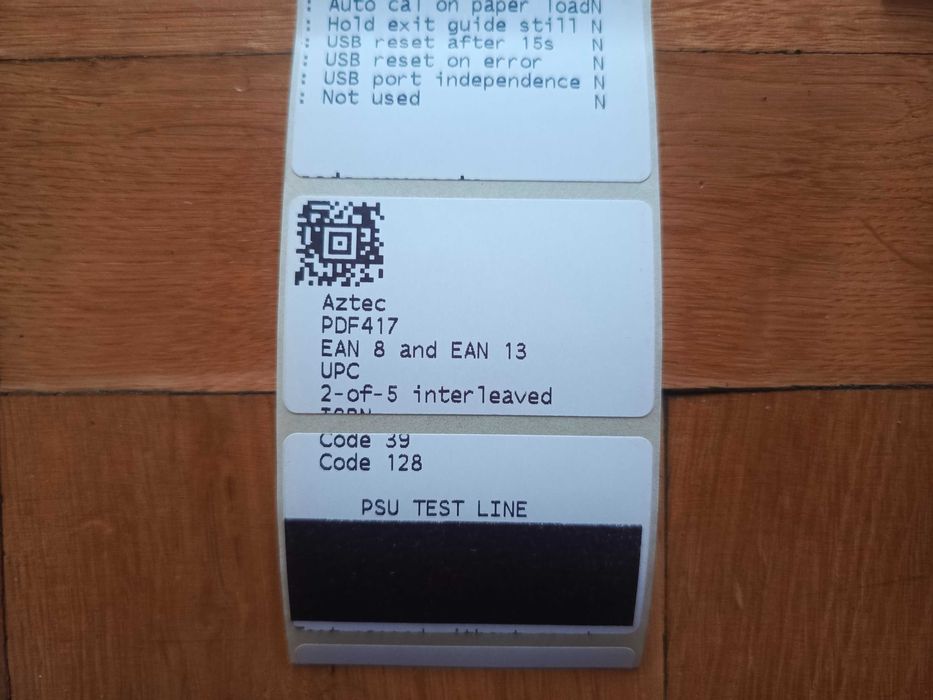 Kioskowa drukarka termiczna etykiet paragonów biletów Zebra TTP2030