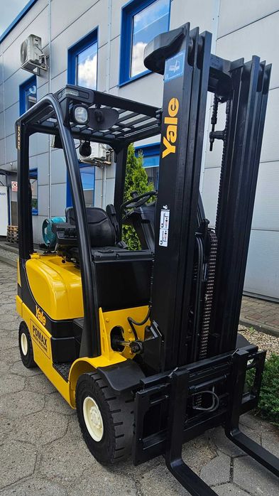 Yale GLP20SVX wózek widłowy LPG 2T triplex 6214h 2010r. UDT POMAX