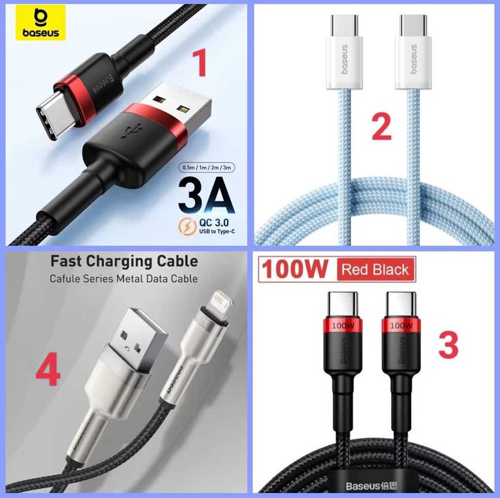 Зарядний пристрій, Кабель Baseus HDMI 8K