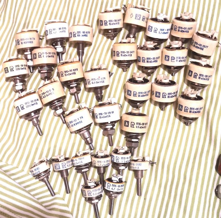 Резисторы сп5, пп2, ппб, спо