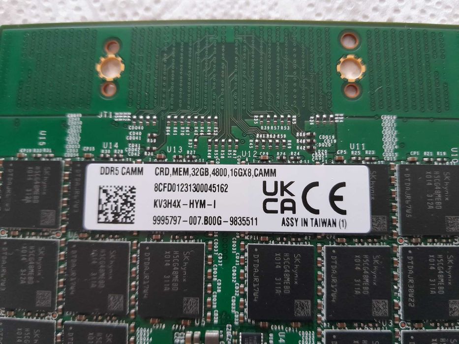 Pamięć RAM DDR5 CAMM 32GB 4800MHz Dell KV3H4X Oryginał