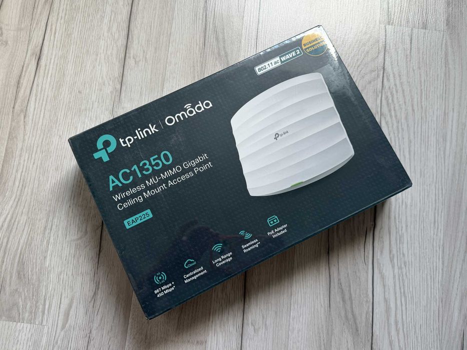 Acess Piont AP TP-LINK EAP225 2,4 5 GHz gigabit 1200Mb AC1350 - NOWY