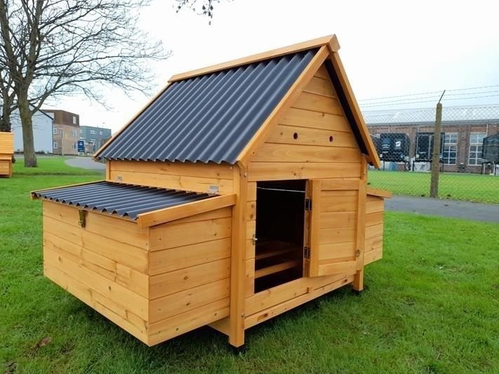 Курятник XL Sunshine на 6-8 птиц,152*100*110 см.