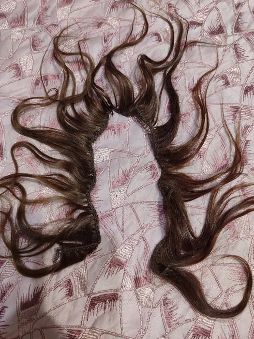 Парик .накладные пряди натуральные