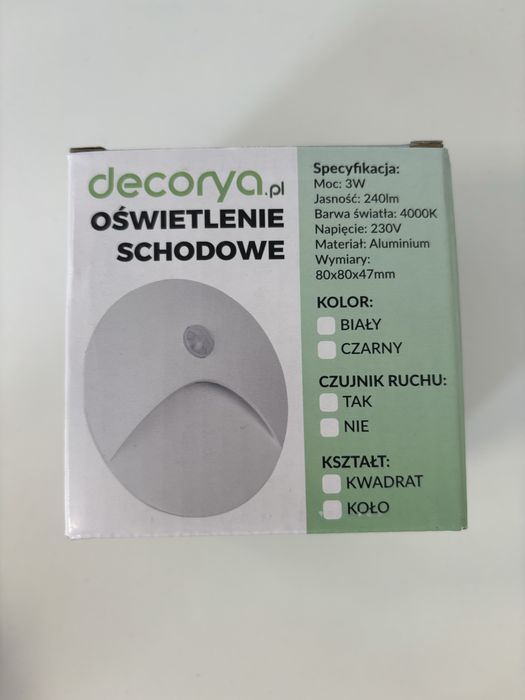 Oświetlenie schodów  LED Decorya
