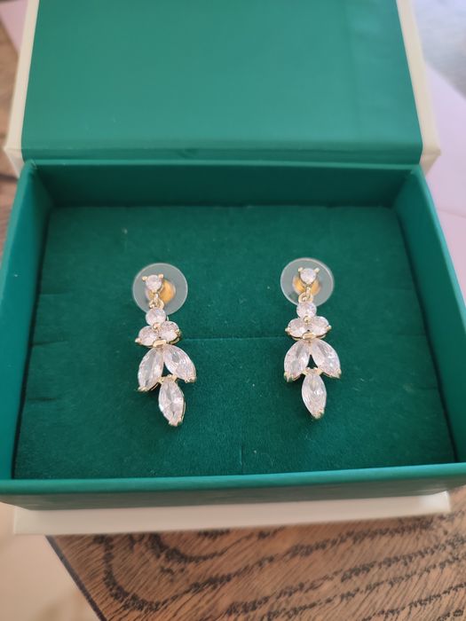 Piękne Kolczyki ślubne