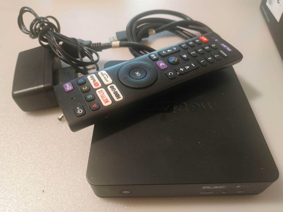 Smart TV Box SDMC Wifi 4K UHD Android TV Dvbt2 Hevc 2w1 Unikat !