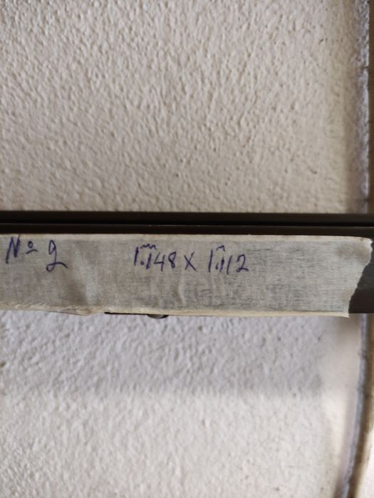 5 janelas de alumínio castanho - vidro simples