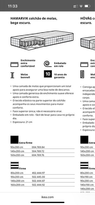 Cama Kura Ikea com um colchão