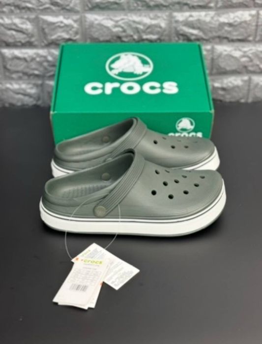 Мужские шлепанцы crocs/удобные кроксы/кроксы много размеров crocs хаки