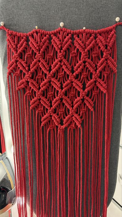 Припинда в техніці макраме, український народний одяг