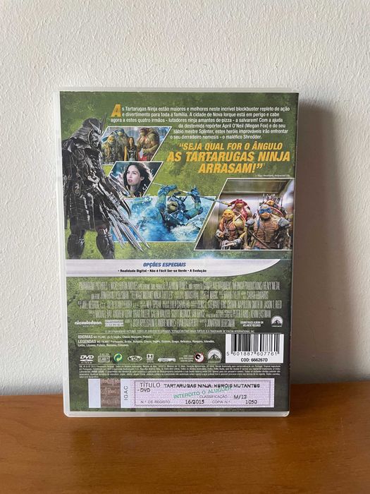 Tartarugas Ninja: Heróis Mutantes [2015 DVD]
