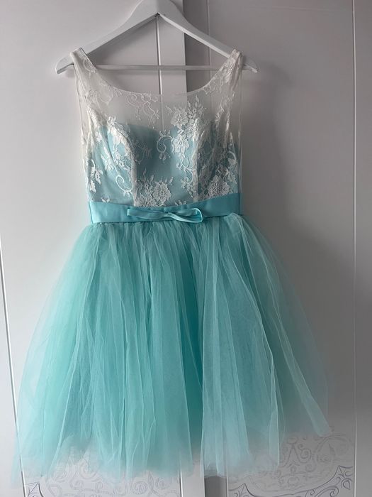 Sukienka tiulowa, na studniówkę, imprezę