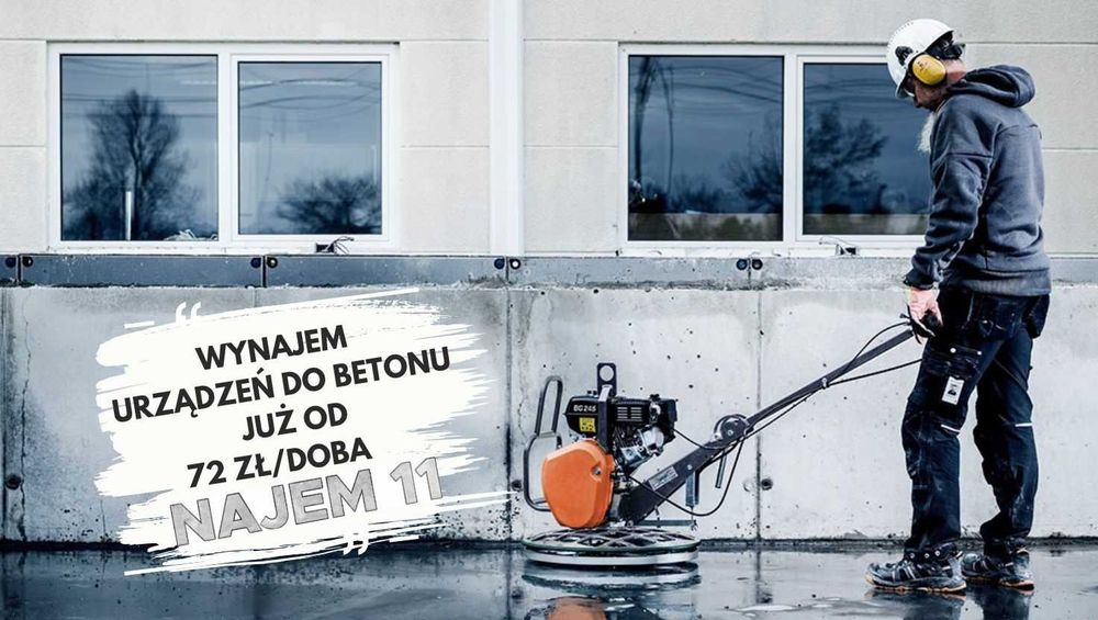 ***WYNAJEM - Wibrator do betonu,zacieraczka, listwa/łata wibracyjna***