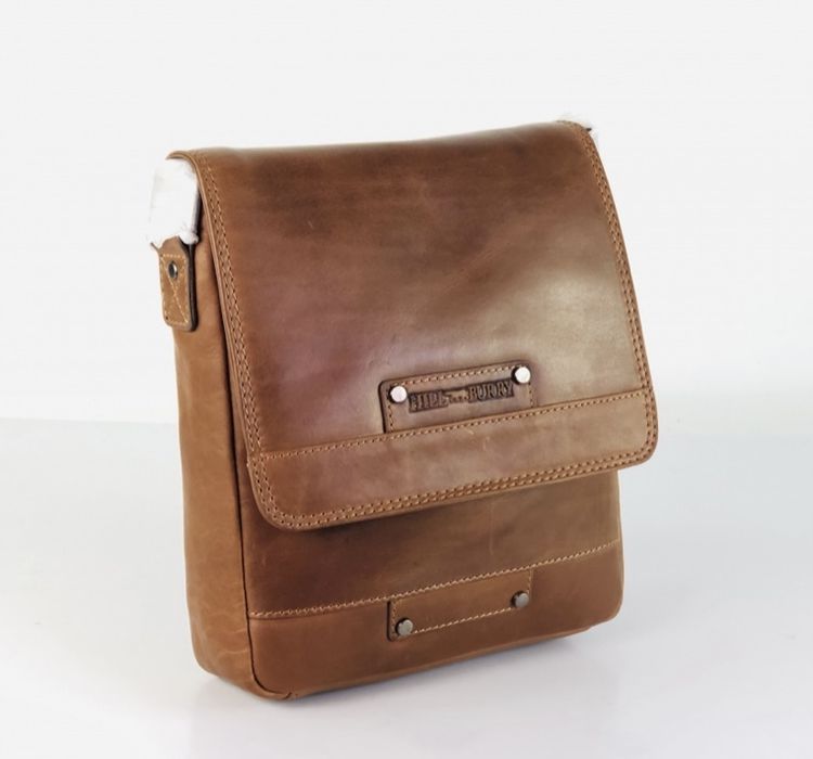 Hill Burry мужская кожаная сумка Планшет Сумка с клапаном
