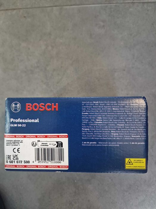 Dalmierz laserowy BOSCH GLM 50-22 czerwona wiązka