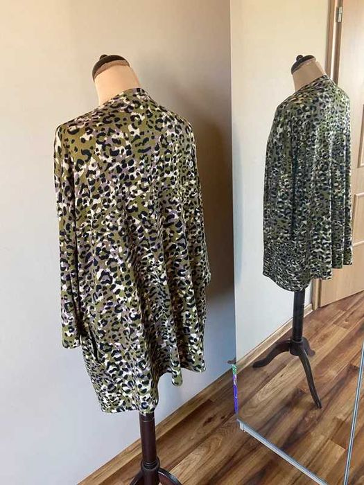 Panterkowa centki kolor khaki panterka xxxl 44 46 +size vero moda