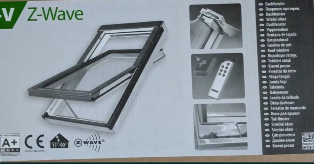 FAKRO okno automatyczne FTP-V U3 Z-WAVE 55x78 okna dachowe na PILOTA