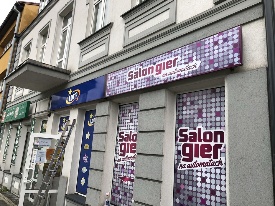 Kaseton reklama świetlna LED 300x75cm szyld plafon reklamowy dibond