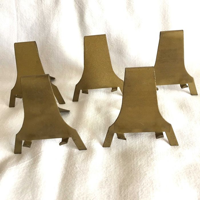 suporte/cavalete para Medalhas (latão) - 5 exemplares