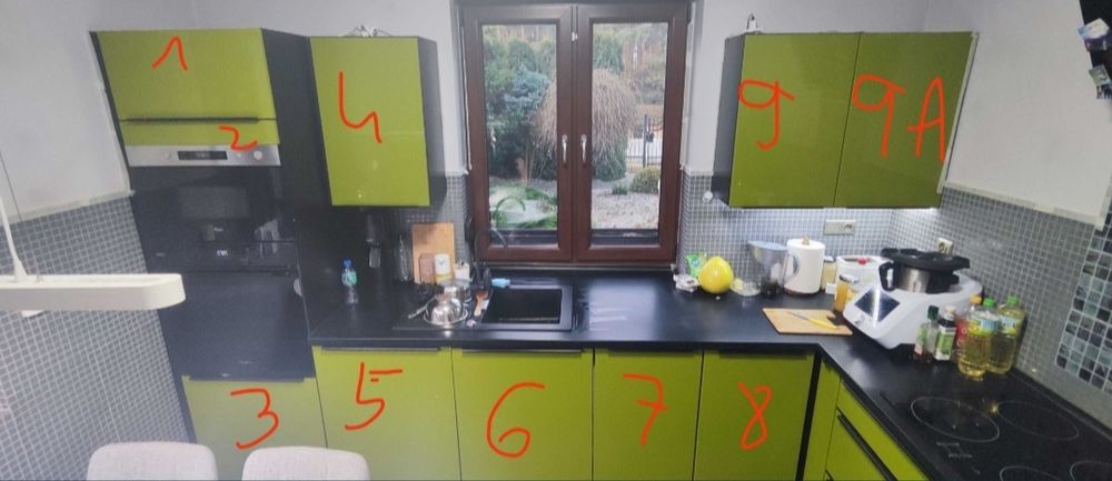 Meble kuchenne lakierowane indukcja