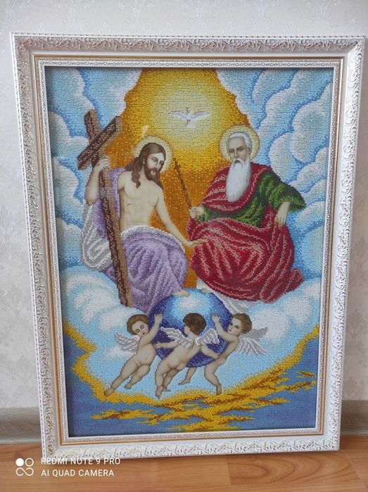 Ікона вишита бісером