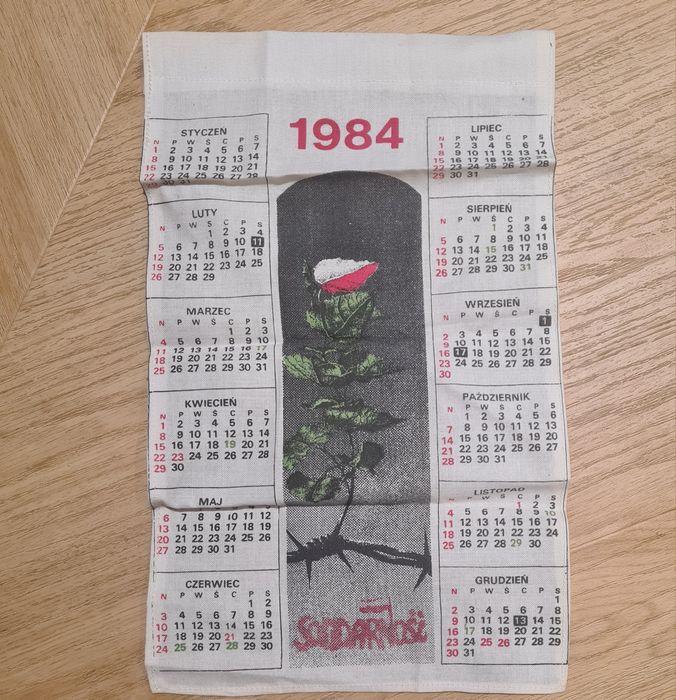 Kalendarz solidarność 1984