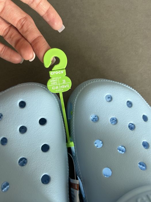 Crocs błękitne niebieskie