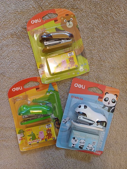 Дитячий степлер deli