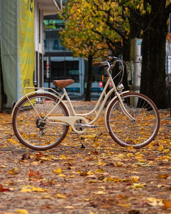 Bicicleta Cidade Capri Berlin Creme Vintage