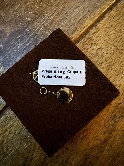 Złota zawieszka próba 585