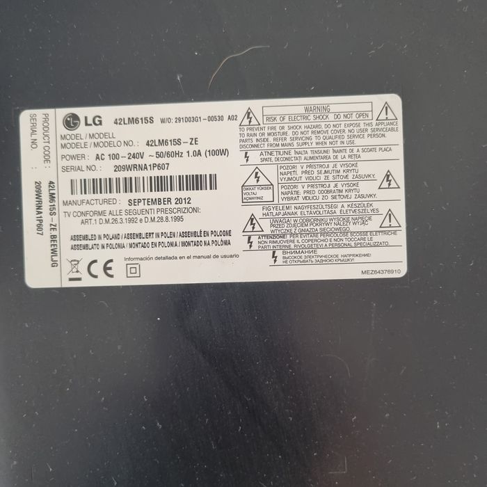 Telewizor LG 42 cale  3d