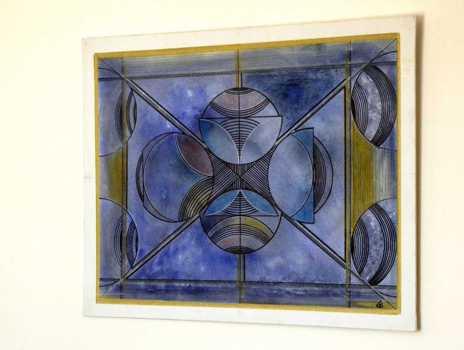 Vitral - Olhares    -  Arte Abstrata