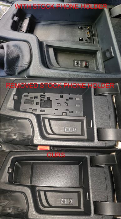 Органайзер підлокітника BMW E90 замість телефона