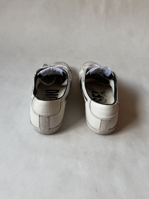 Diesel S-Leroji Low Sneakers White/Black D Logo Shoes кеды кроссовки дизель