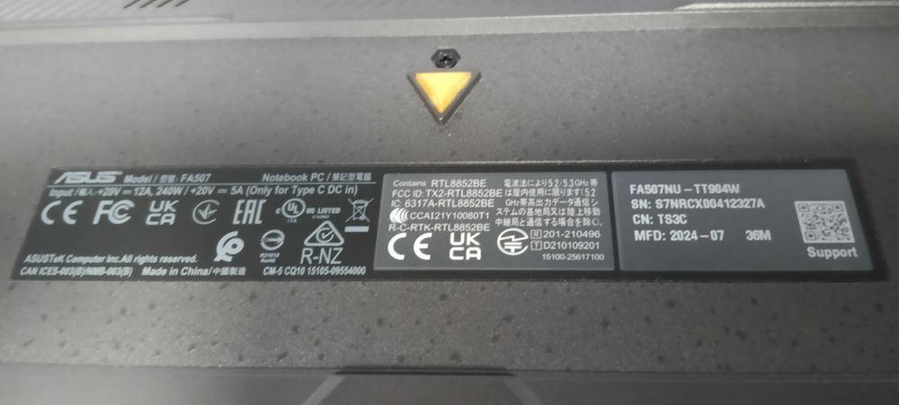 Laptop gamingowy Asus TUF Gaming A15 / 1TB SSD / RTX4050