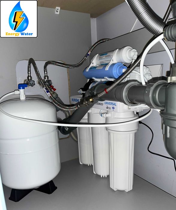 Зворотний осмос фільтр для води під мийку 5 ступенів очищення