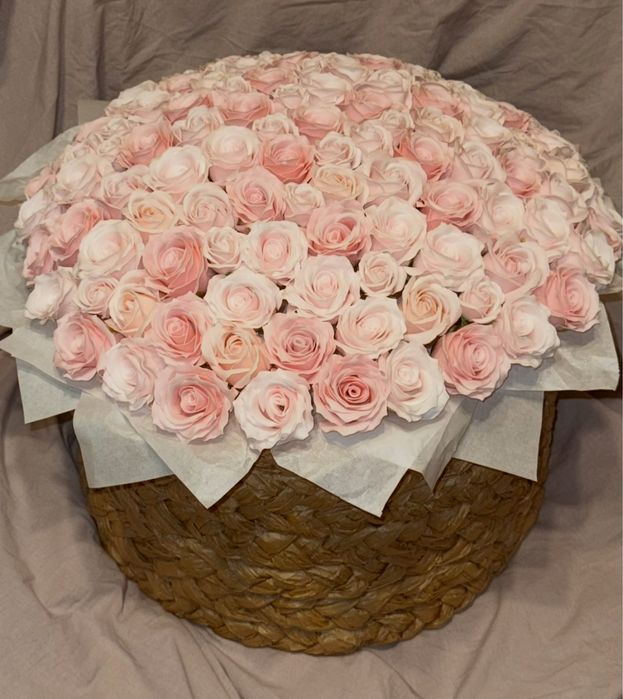 101 ТРОЯНДА / Букет до дня закоханих / мильні квіти