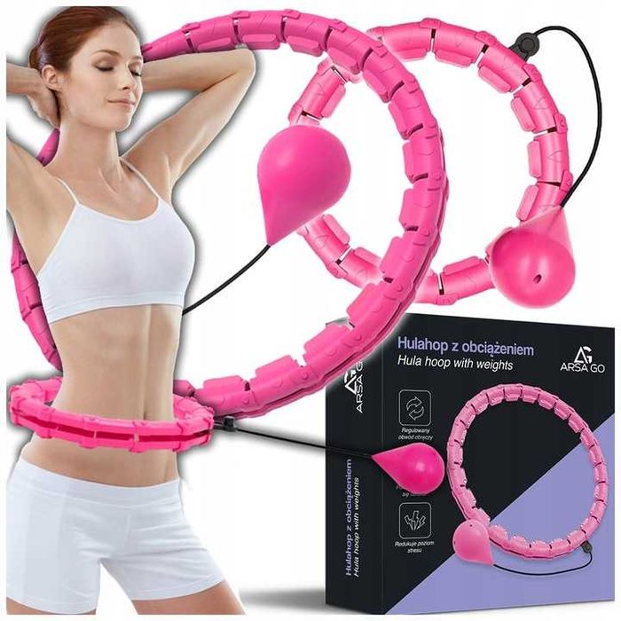 Hula hop z obciążeniem Smart Plus Size