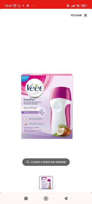 Roll on depilação elétrico