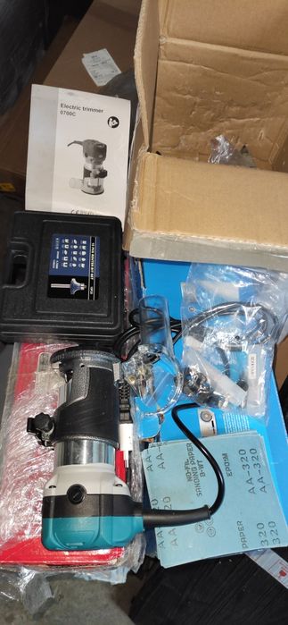 Duży zestaw frezarka frezy 710W do Drewna ręczna frezy CNC ploter