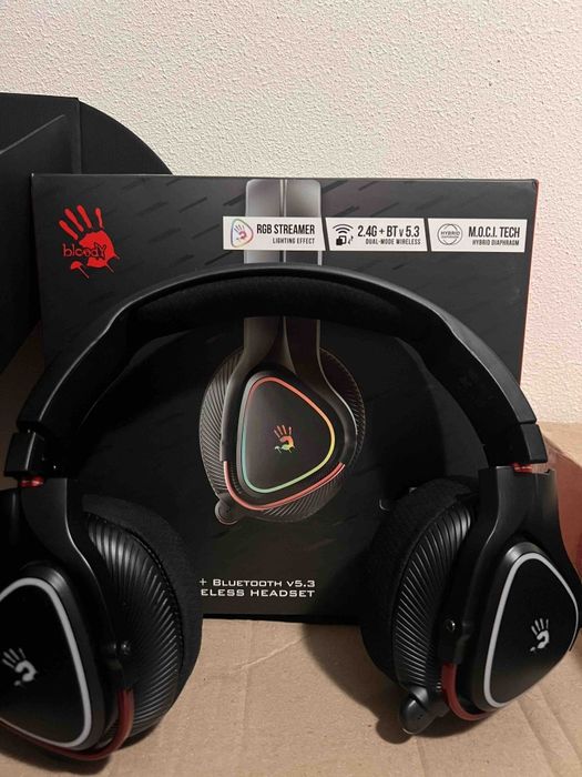 Гарнітура ігрова A4 Tech MR710 Bloody (Black)