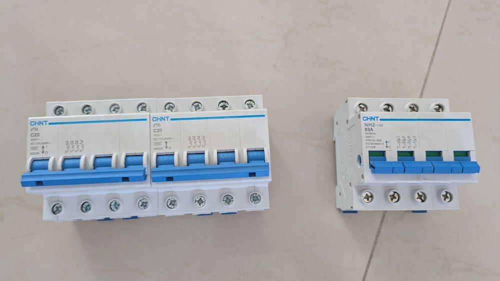 Diferenciais e Disjuntores CHINT – Como Novos!