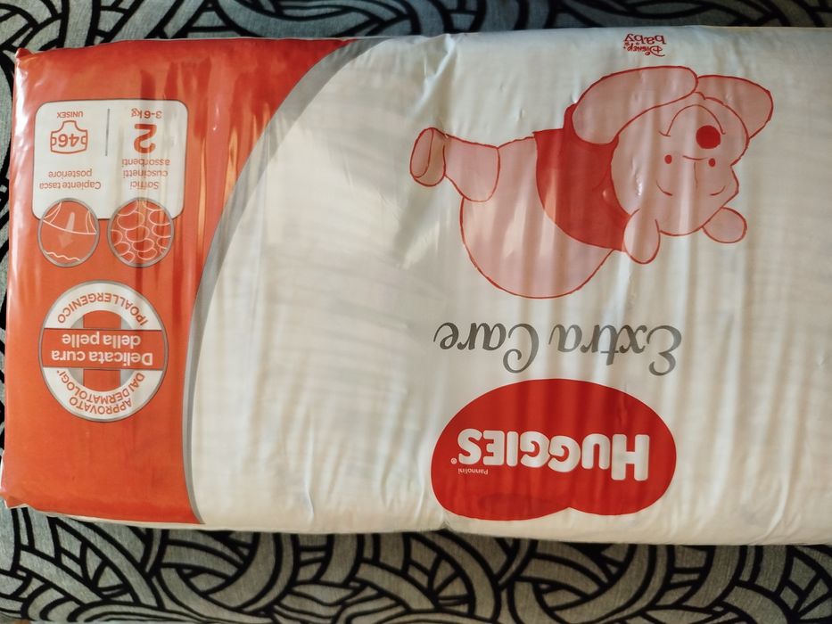 Продам подгузники Huggies Extra Care, размер 2