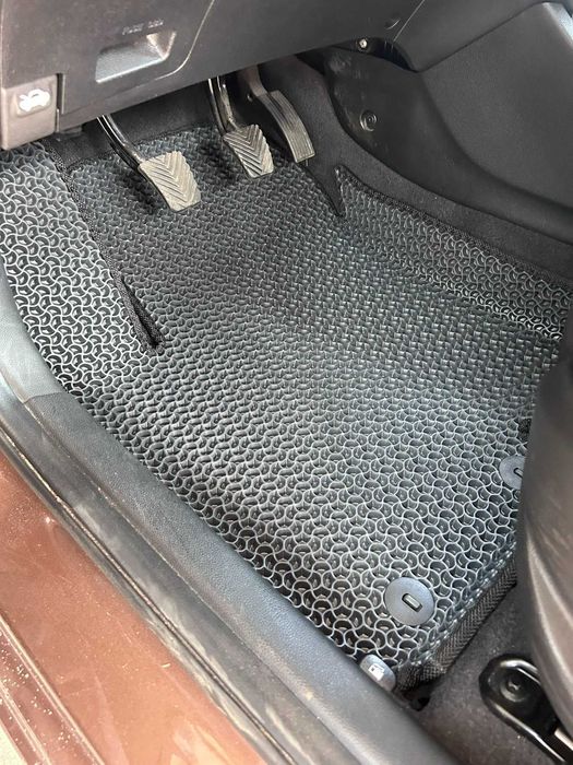 EVA ЕВА ЄВА килимки/коврики Hyundai Tucson Terracan Accent Getz Santa Fe Ioniq у салон, автокилимки/автоковрики 3D з бортиками | Kengur-Maks