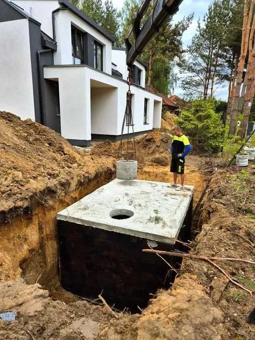 zbiorniki betonowe 6m3 SZAMBO 10m3 kanał samochodowy wykop szamba deszczówka