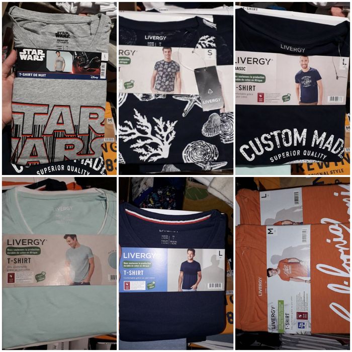 футболки Мужские Базовые майки, футболки livergy